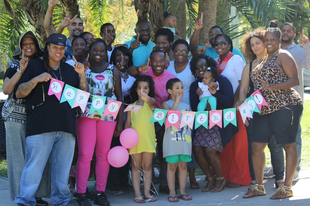 Everyone at J's 1st birthday party