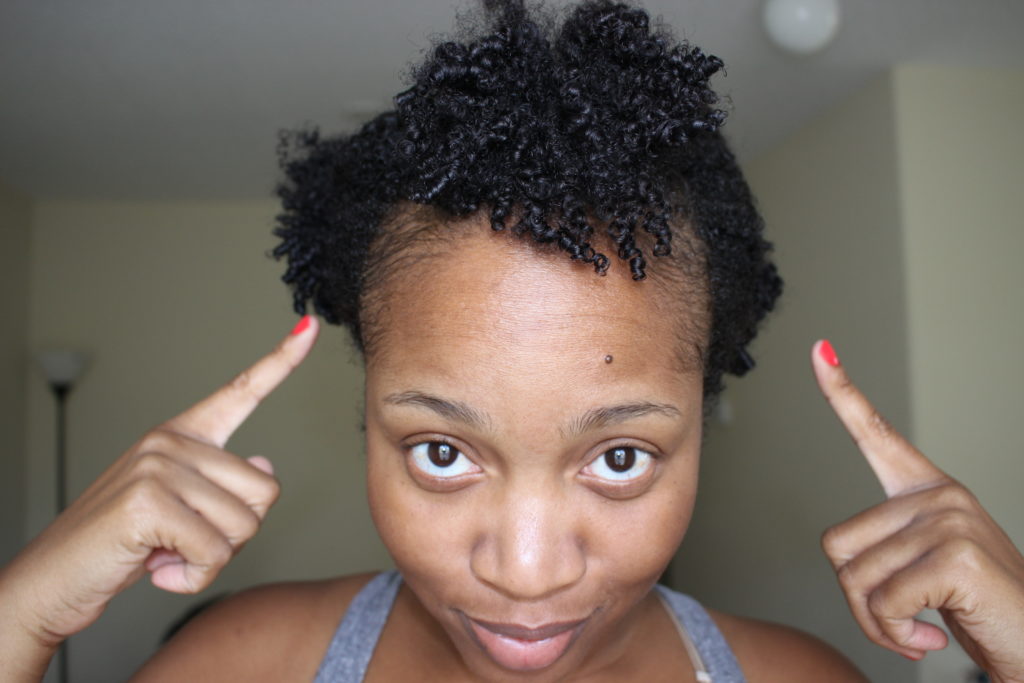The little in jen that could blog, natural hair, curly hair, stretched curly hair, How to Preserve Wash and Go Overnight/ Stretch a Wash and Go (For short hair)