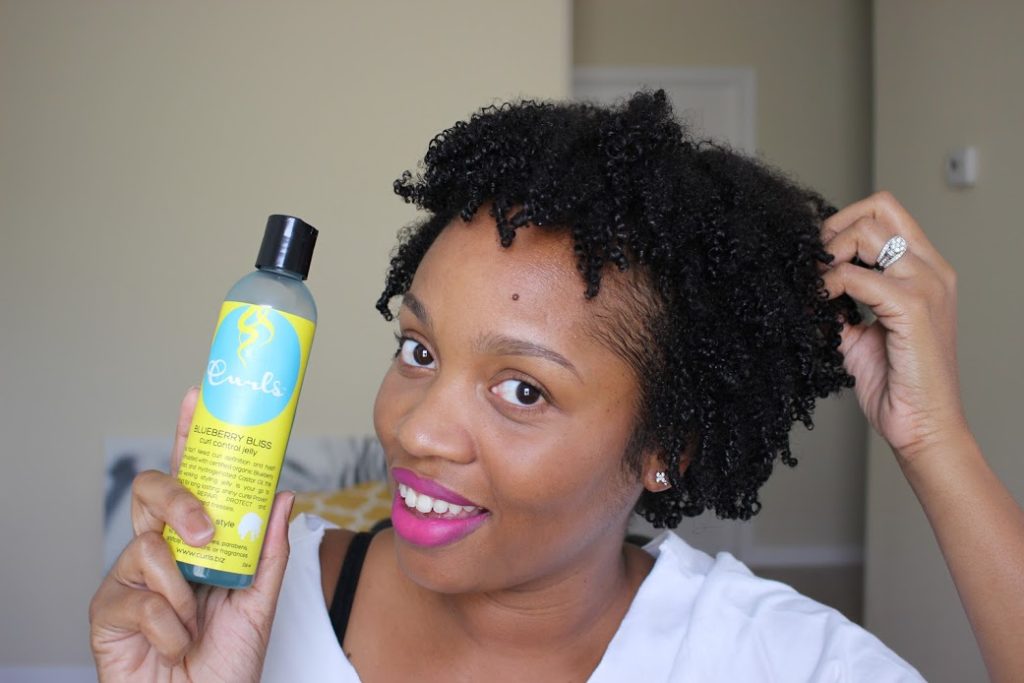 blueberry bliss curl control jelly review, natural hair blog, the little in jen that could blog, frizz free curls