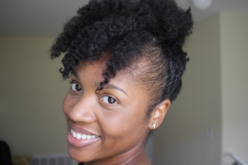 Fine in no Time. Quick Updo on Natural Hair (tutorial)